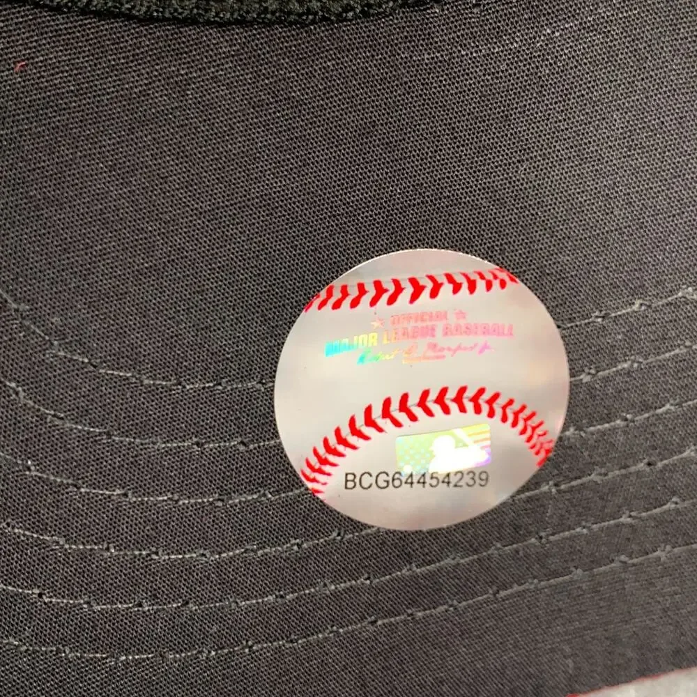 Washington Nationals Hat Cap Youth Red Strap Back Team MLB OC Sports Embroidered